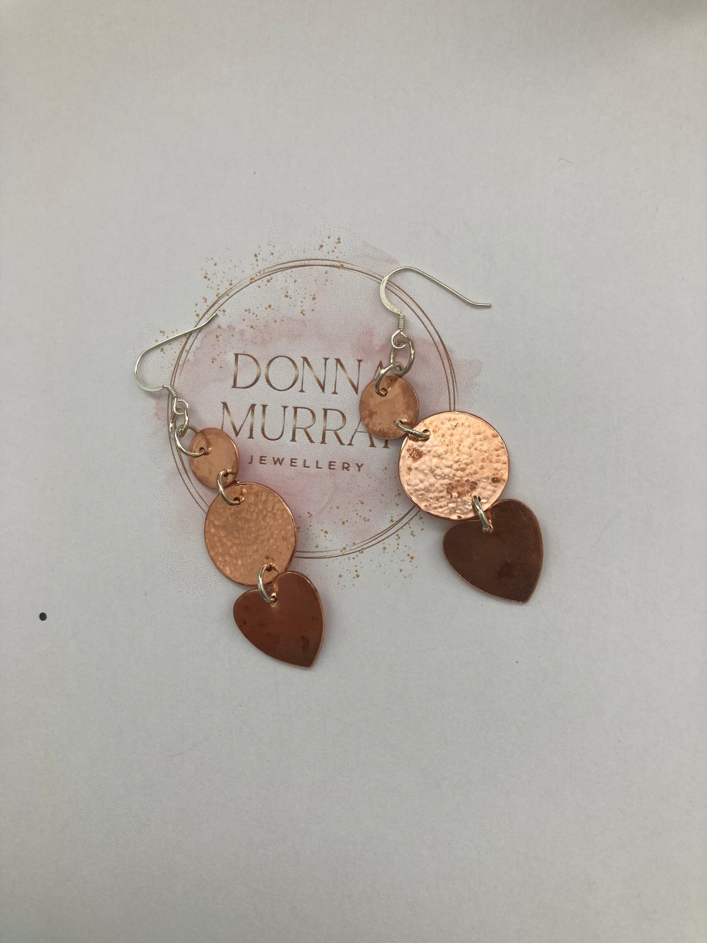 Copper earrings